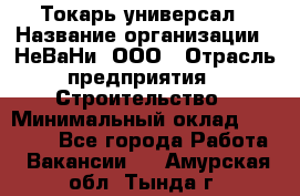 Токарь-универсал › Название организации ­ НеВаНи, ООО › Отрасль предприятия ­ Строительство › Минимальный оклад ­ 65 000 - Все города Работа » Вакансии   . Амурская обл.,Тында г.